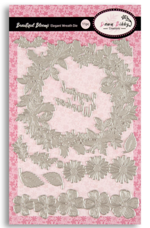 Dawn Bibby Beautiful Blooms Die Elegant Wreath (DB1018) Dawn Bibby Beautiful Blooms Die Elegant Wreath (DB1018)