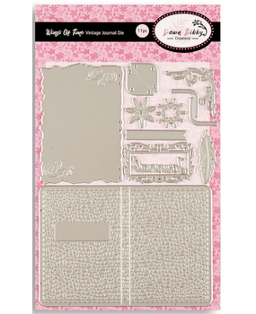 Dawn Bibby Wings Of Time Die Vintage Journal (DB1025) Dawn Bibby Wings Of Time Die Vintage Journal (DB1025)
