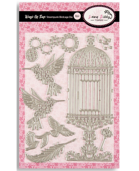 Dawn Bibby Wings Of Time Die Steampunk Birdcage (DB1026) Dawn Bibby Wings Of Time Die Steampunk Birdcage (DB1026)