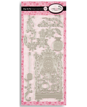 Dawn Bibby Wings Of Time Die Vintage Carriage Clock (DB1029)
