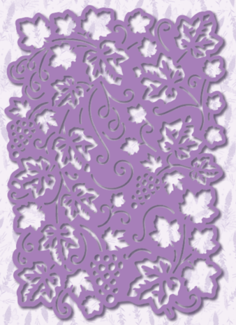 Dawn Bibby Provencal Stencil Grapevine (DB1062) Dawn Bibby Provencal Stencil Grapevine (DB1062)