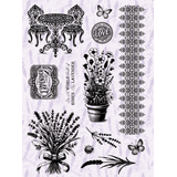 Dawn Bibby Provencal Clear Stamps Le Jardin (DB1063)