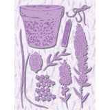 Dawn Bibby Provencal Die Garden Lavender (DB1055)