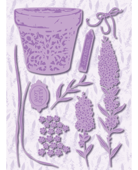 Dawn Bibby Provencal Die Garden Lavender (DB1055)