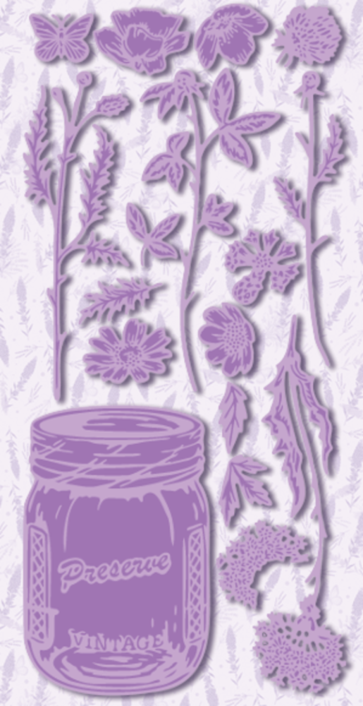 Dawn Bibby Provencal Die Wildflowers (DB1058)