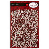 Dawn Bibby Art Nouveau Stencil Holly Flourish (DB1070)