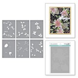 Spellbinders Amaryllis Christmas Festive Poinsettias Layered Stencil (STN-098)