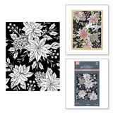 Spellbinders Amaryllis Christmas Festive Poinsettias Press Plate (BP-226)