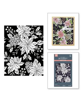 Spellbinders Amaryllis Christmas Festive Poinsettias Press Plate (BP-226) Spellbinders Amaryllis Christmas Festive Poinsettias Press Plate (BP-226)