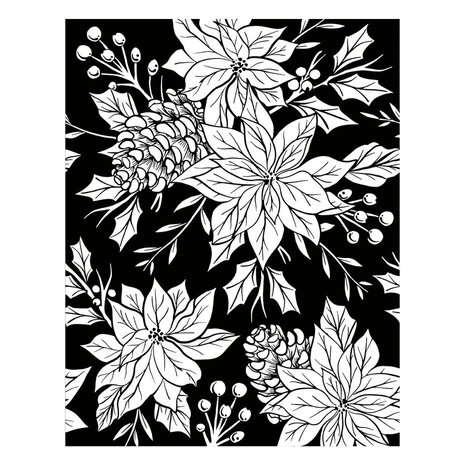 Spellbinders Amaryllis Christmas Festive Poinsettias Press Plate (BP-226) Spellbinders Amaryllis Christmas Festive Poinsettias Press Plate (BP-226)