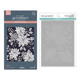 Spellbinders Amaryllis Christmas Festive Poinsettias Press Plate and Stencil Bundle (BD-0898)