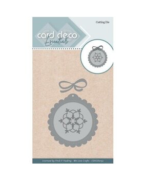 Card Deco Snijmal Christmas Ornament (CDECD0152)*