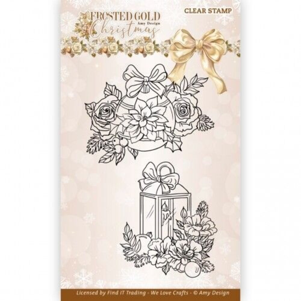Amy Design Frosted Gold Christmas Clear Stamp Set Christmas Bauble (ADCS10084) Amy Design Frosted Gold Christmas Clear Stamp Set Christmas Bauble (ADCS10084)