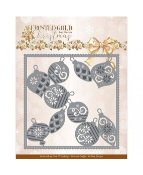 Amy Design Frosted Gold Christmas Dies Frosted Gold Frame (ADD10319)