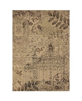Stamperia Old Lace A4 Rice Paper Gate (DFSA4964)