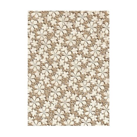 Stamperia Old Lace A6 Rice Paper Backgrounds (DFSAK6032)