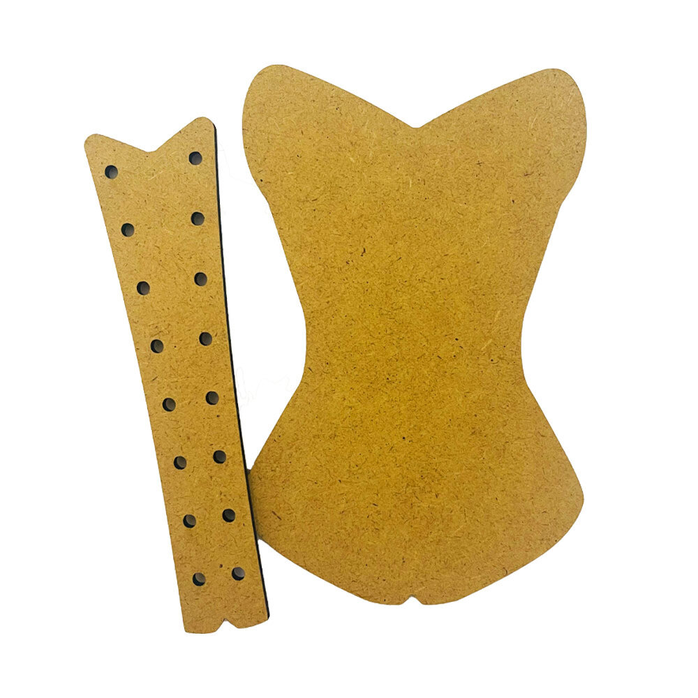 Stamperia Old Lace MDF Crafty Shapes Blanks Corset (KLSM27) Stamperia Old Lace MDF Crafty Shapes Blanks Corset (KLSM27)