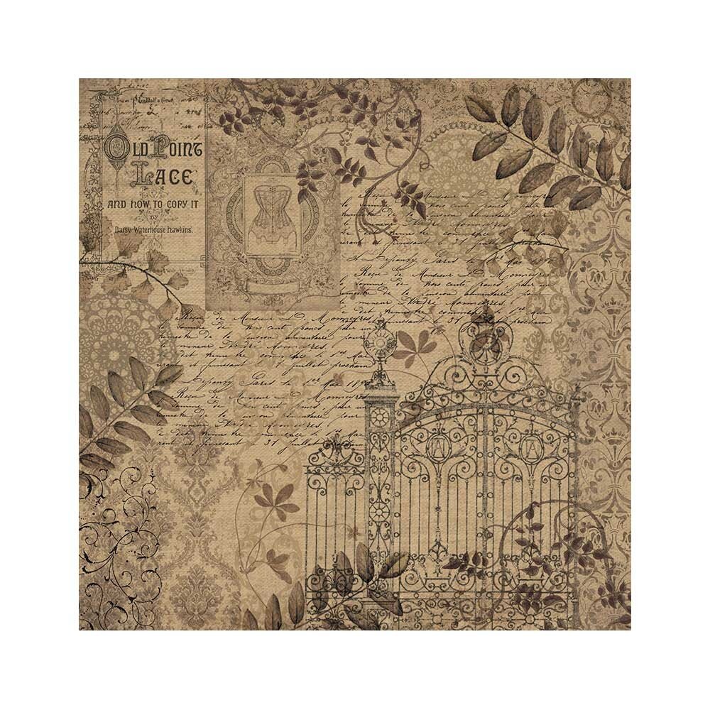 Stamperia Old Lace 12x12 Inch Fabric Sheets (SBPLT37) Stamperia Old Lace 12x12 Inch Fabric Sheets (SBPLT37)
