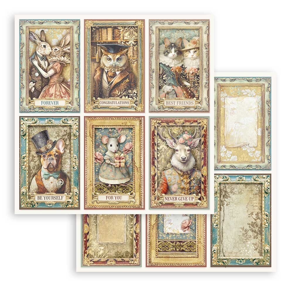 Stamperia Alterego 8x8 Inch Paper Pack (SBBS115) Stamperia Alterego 8x8 Inch Paper Pack (SBBS115)