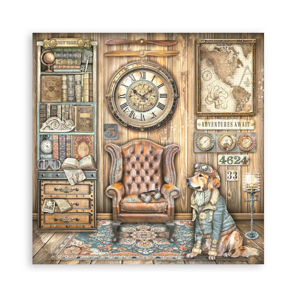 Stamperia Alterego 12x12 Inch Single Face Paper Pack (SBBXLB18) Stamperia Alterego 12x12 Inch Single Face Paper Pack (SBBXLB18)