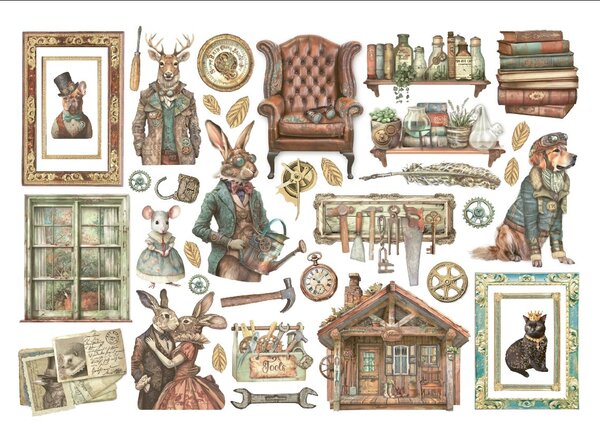 Stamperia Alterego Ephemera (DFLCT54) Stamperia Alterego Ephemera (DFLCT54)