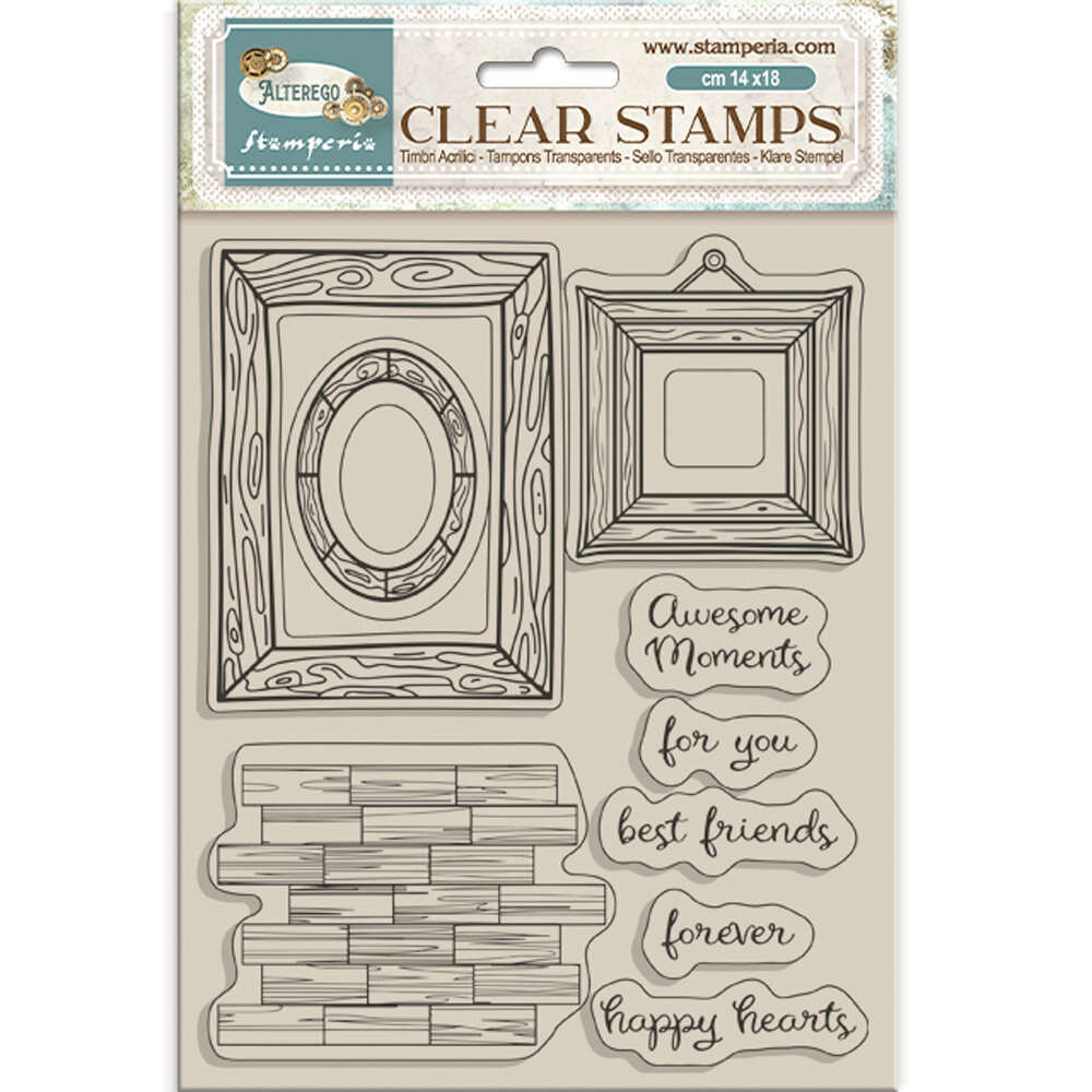 Stamperia Alterego Clear Stamps Frames (WTK203) Stamperia Alterego Clear Stamps Frames (WTK203)
