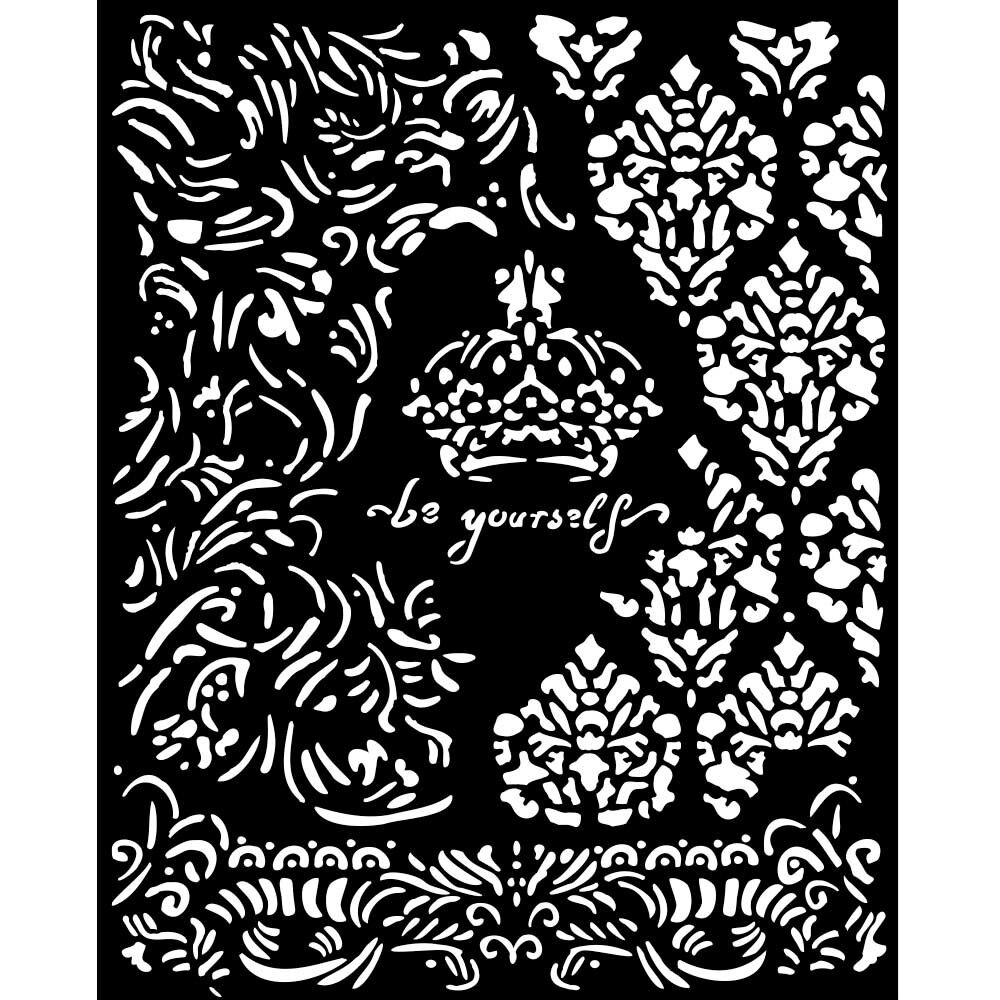 Stamperia Alterego Thick Stencil 20x25cm Crown Be Yourself (KSTD170) Stamperia Alterego Thick Stencil 20x25cm Crown Be Yourself (KSTD170)
