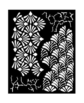 Stamperia Alterego Thick Stencil 20x25cm Mixed Patterns (KSTD172) Stamperia Alterego Thick Stencil 20x25cm Mixed Patterns (KSTD172)