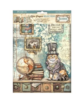 Stamperia Alterego A4 Rice Paper Selection (DFSA4XAE)