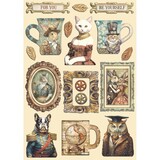 Stamperia Alterego Wooden Shapes A5 (KLSP173)*