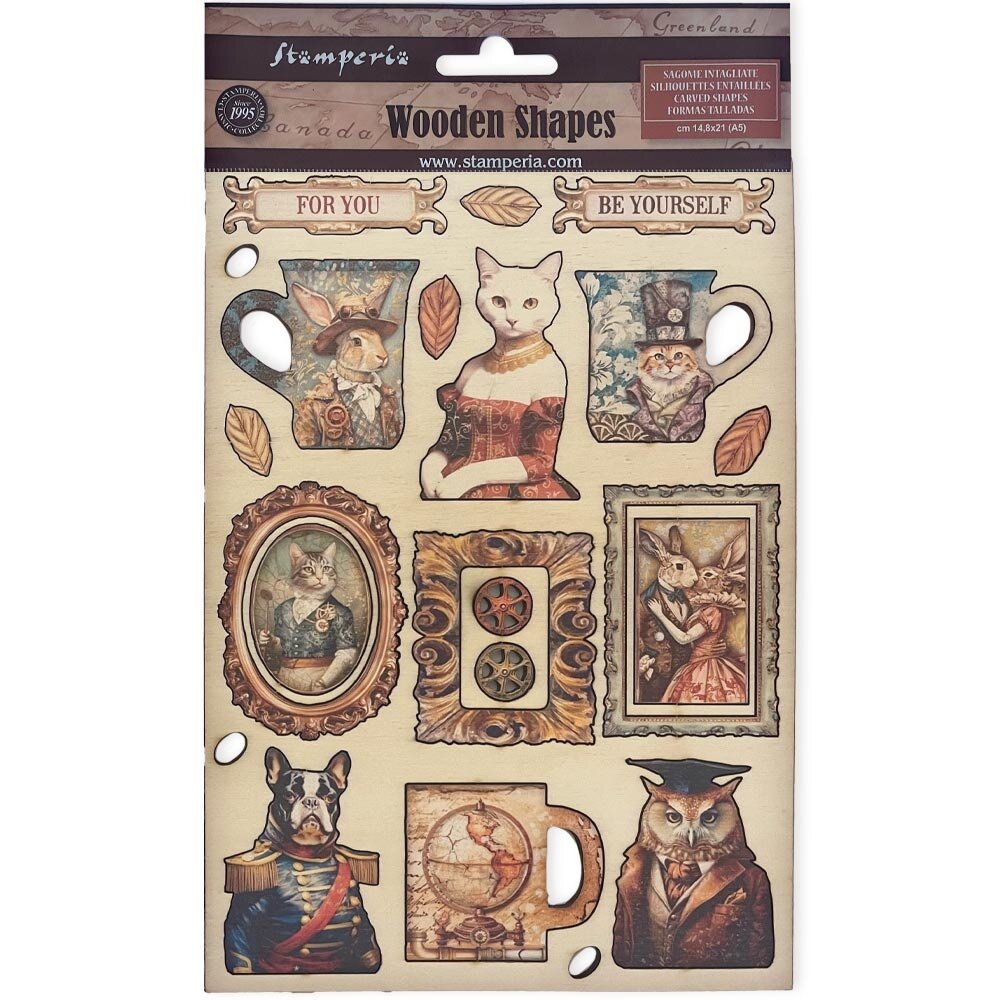 Stamperia Alterego Wooden Shapes A5 (KLSP173)