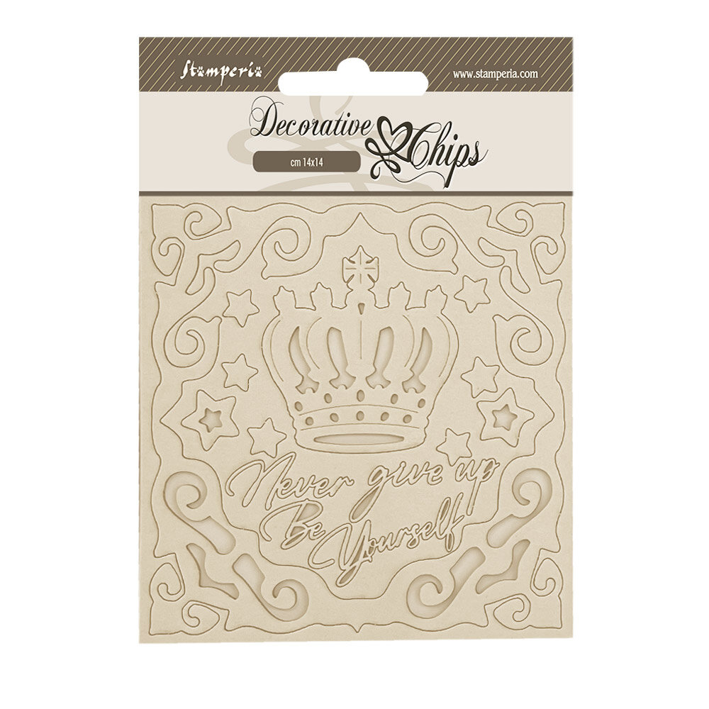 Stamperia Alterego Decorative Chips Frames and Crown (SCB240)
