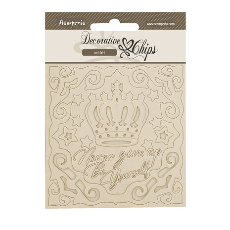 Stamperia Alterego Decorative Chips Frames and Crown (SCB240)