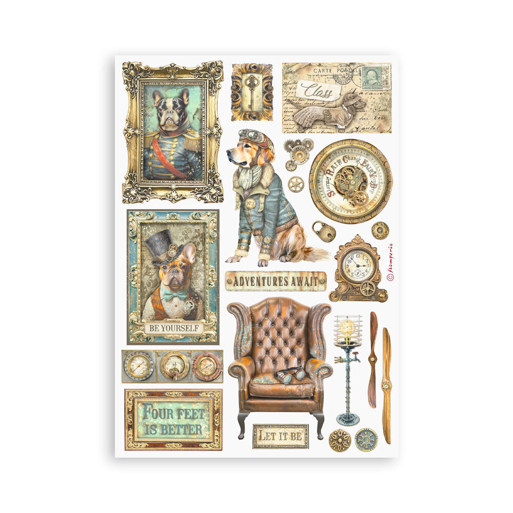 Stamperia Alterego A5 Washi Pad (SBW12) Stamperia Alterego A5 Washi Pad (SBW12)