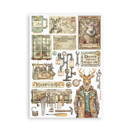 Stamperia Alterego A5 Washi Pad (SBW12) Stamperia Alterego A5 Washi Pad (SBW12)