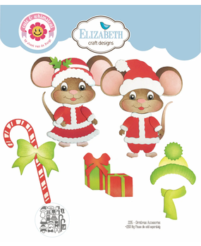 Elizabeth Craft Designs Meet the Mice Dies Christmas Accessories (2205) Elizabeth Craft Designs Meet the Mice Dies Christmas Accessories (2205)