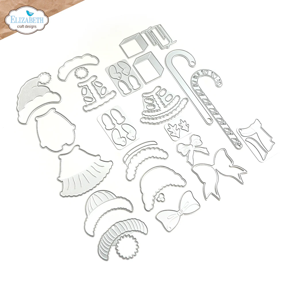 Elizabeth Craft Designs Meet the Mice Dies Christmas Accessories (2205) Elizabeth Craft Designs Meet the Mice Dies Christmas Accessories (2205)