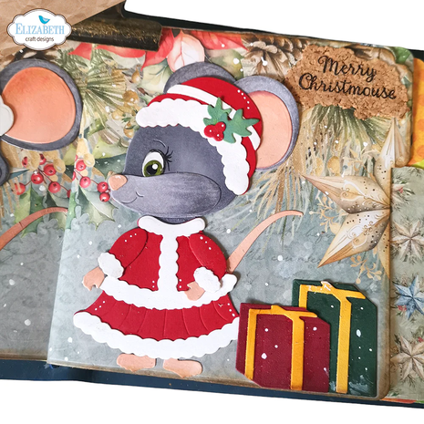 Elizabeth Craft Designs Meet the Mice Dies Christmas Accessories (2205) Elizabeth Craft Designs Meet the Mice Dies Christmas Accessories (2205)