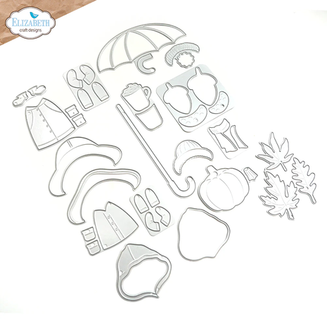 Elizabeth Craft Designs Meet the Mice Dies Fall Accessories (2206)