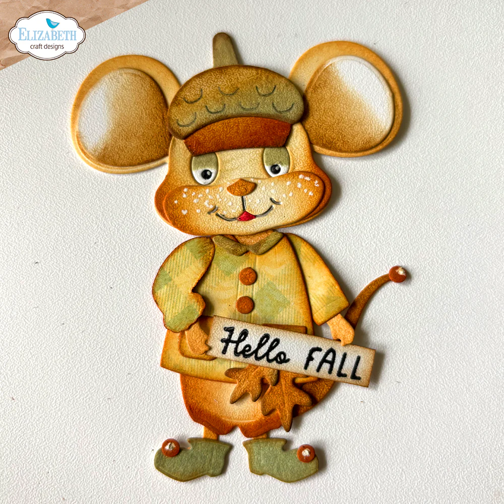 Elizabeth Craft Designs Meet the Mice Dies Fall Accessories (2206)