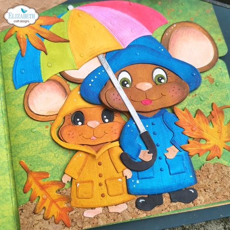 Elizabeth Craft Designs Meet the Mice Dies Fall Accessories (2206)