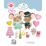 Elizabeth Craft Designs Meet the Mice Dies Valentines and Wedding Accessories (2207)