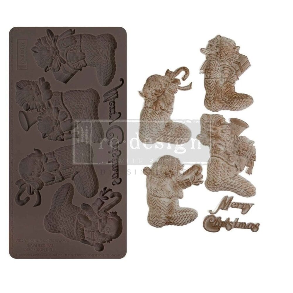 Re-Design Twinkle Paws 5x10 Inch Decor Mould (672430) Re-Design Twinkle Paws 5x10 Inch Decor Mould (672430)