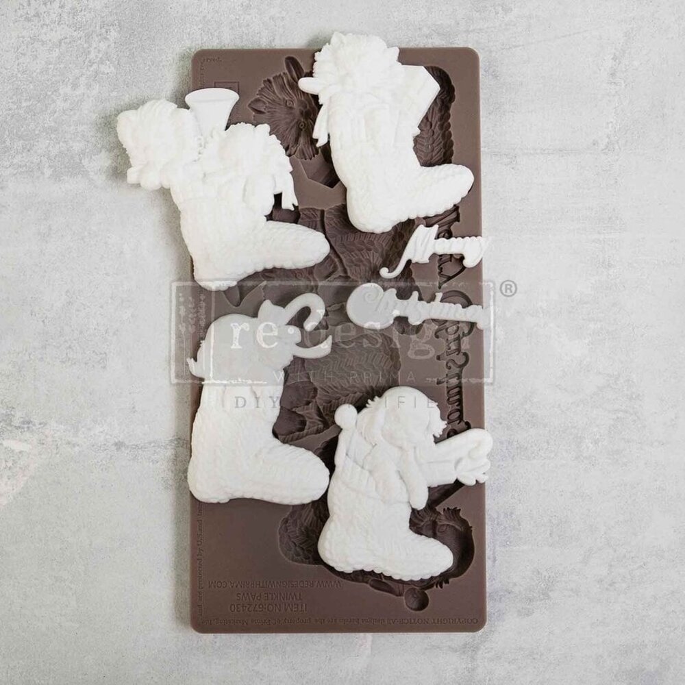 Re-Design Twinkle Paws 5x10 Inch Decor Mould (672430) Re-Design Twinkle Paws 5x10 Inch Decor Mould (672430)