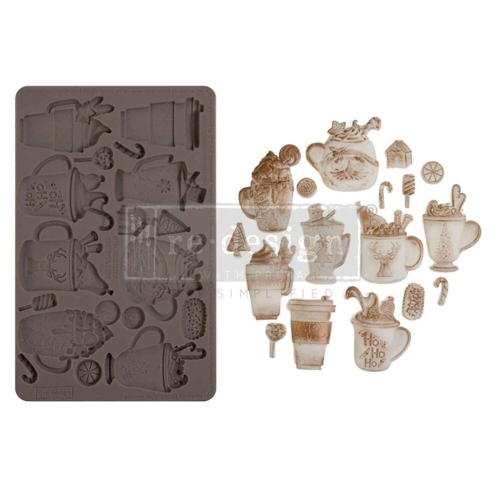 Re-Design Cheerful Cups 5x8 Inch Decor Mould (672089) Re-Design Cheerful Cups 5x8 Inch Decor Mould (672089)