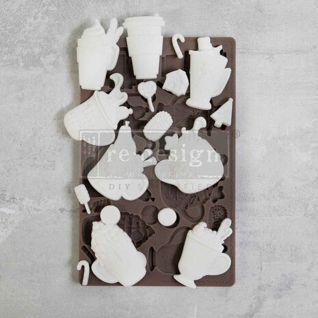 Re-Design Cheerful Cups 5x8 Inch Decor Mould (672089) Re-Design Cheerful Cups 5x8 Inch Decor Mould (672089)