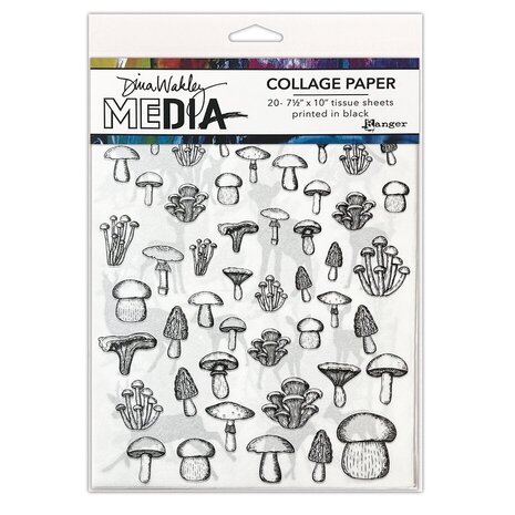 Dina Wakley MEdia Collage Paper The Forest (MDA85973) Dina Wakley MEdia Collage Paper The Forest (MDA85973)