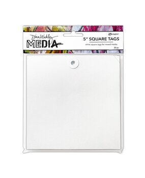 Dina Wakley MEdia Square Tags 5 Inch (20pcs) (MDA87656) Dina Wakley MEdia Square Tags 5 Inch (20pcs) (MDA87656)