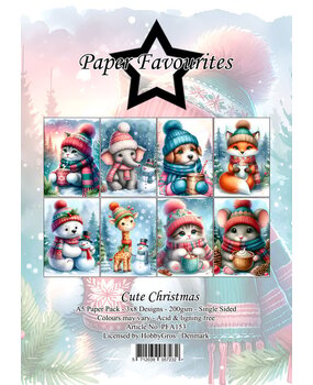 Paper Favourites Cute Christmas A5 Paper Pack (PFA153) Paper Favourites Cute Christmas A5 Paper Pack (PFA153)