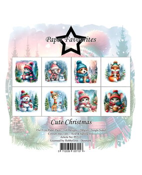 Paper Favourites Cute Christmas 6x6 Inch Paper Pack (PF512) Paper Favourites Cute Christmas 6x6 Inch Paper Pack (PF512)